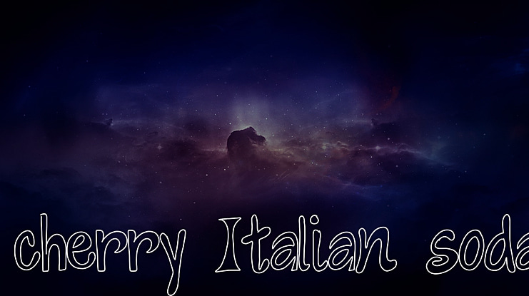 cherry Italian soda Font