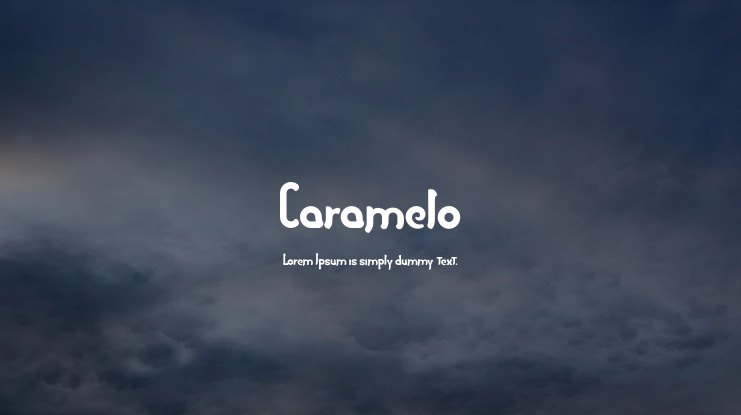 Caramelo Font