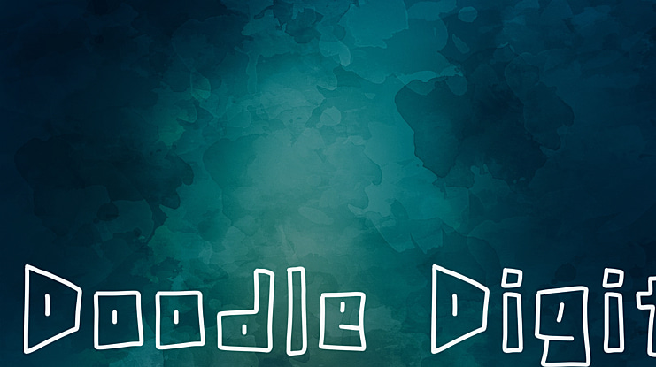 Doodle Digit Font
