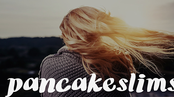 pancakeslims Font
