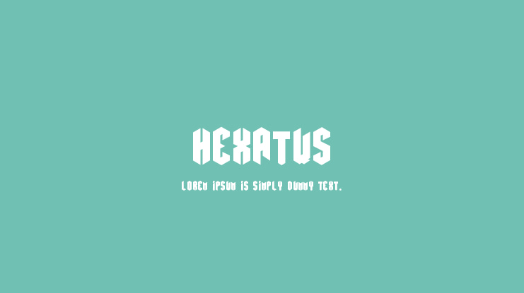Hexatus Font