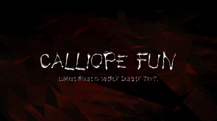 Calliope fun Font
