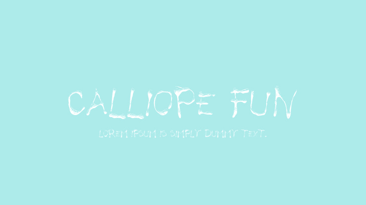 Calliope fun Font