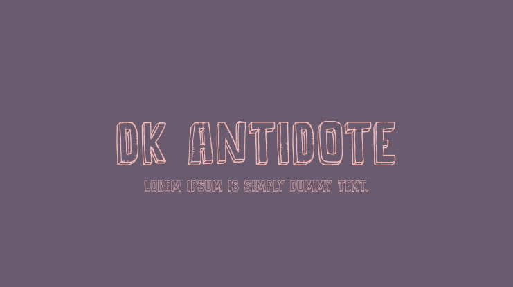 DK Antidote Font