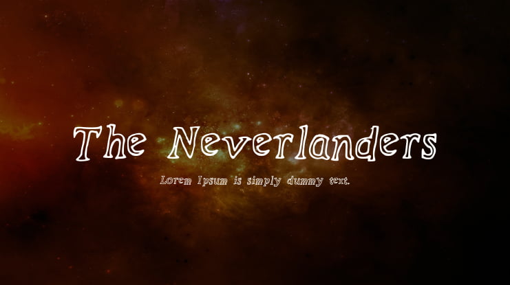 The_Neverlanders Font