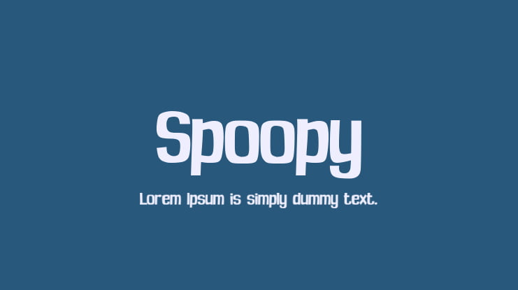 Spoopy Font