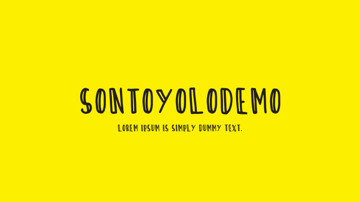 SontOyoloDemo Font
