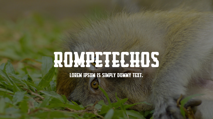 Rompetechos Font