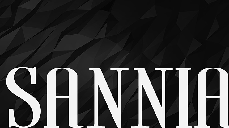 SANNIA Font