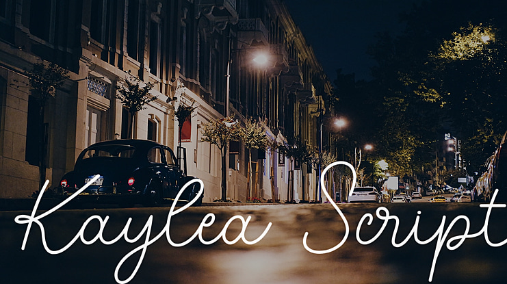Kaylea Script Font