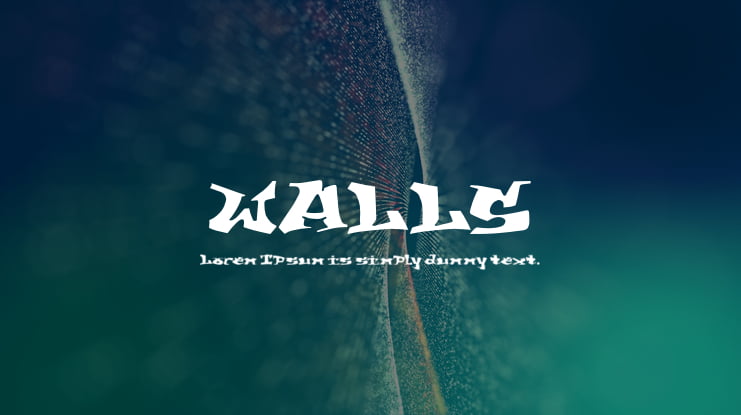 WALLS Font