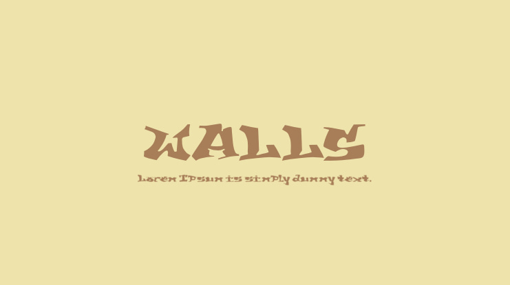 WALLS Font