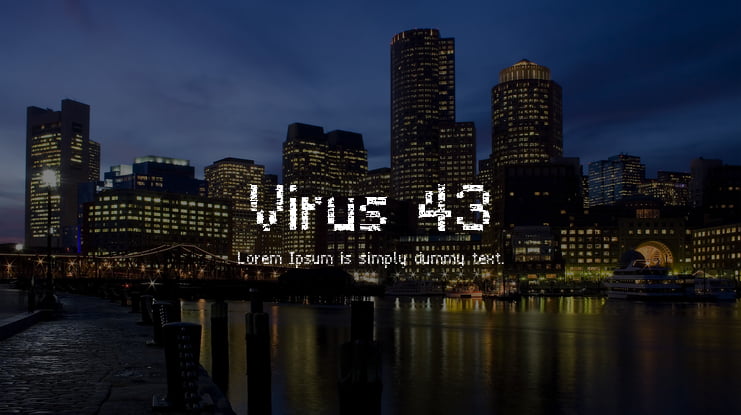 Virus 43 Font