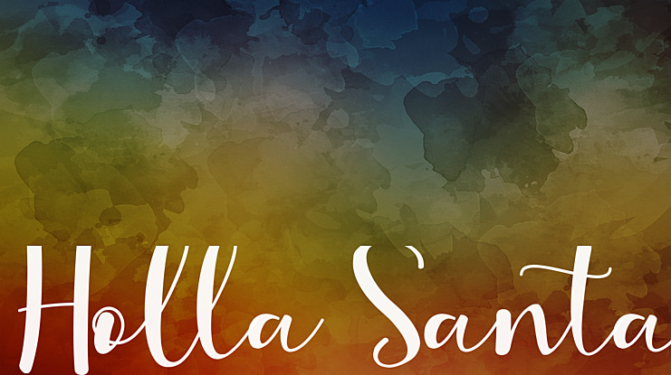 Holla Santa Font