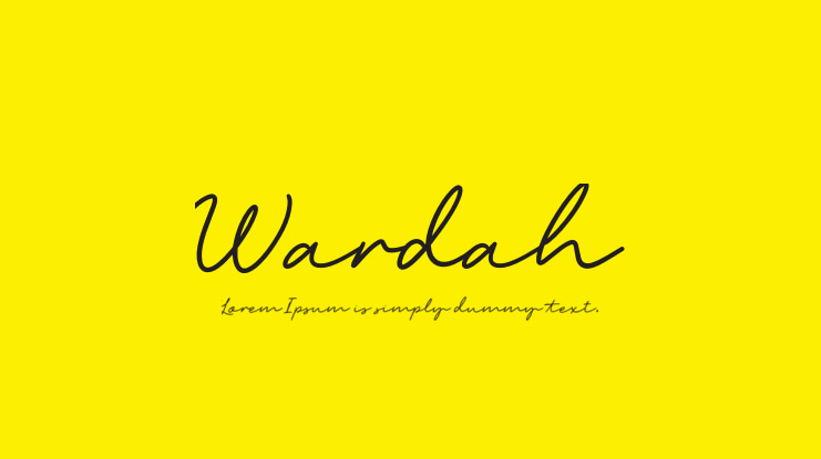 Wardah Font Family