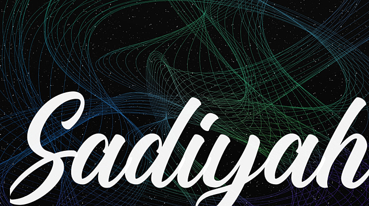 Sadiyah Font