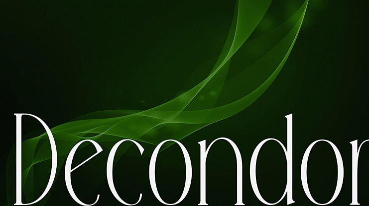 Decondor Font