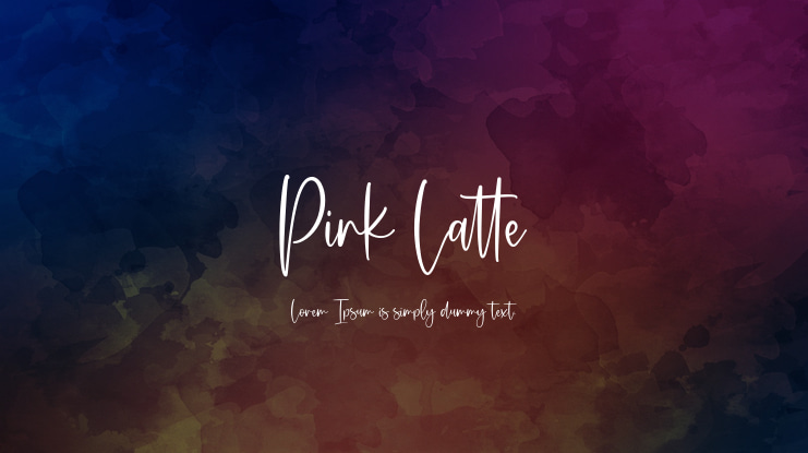 Pink Latte Font