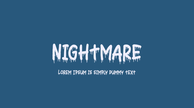Nightmare Font