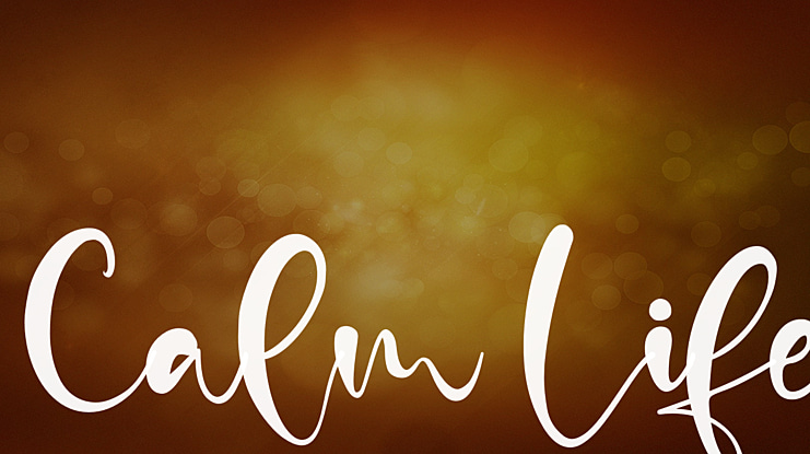 Calm Life Font