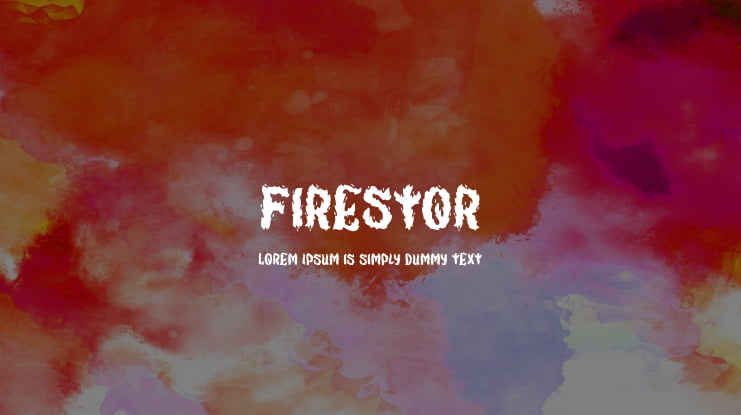 Firestor Font Family