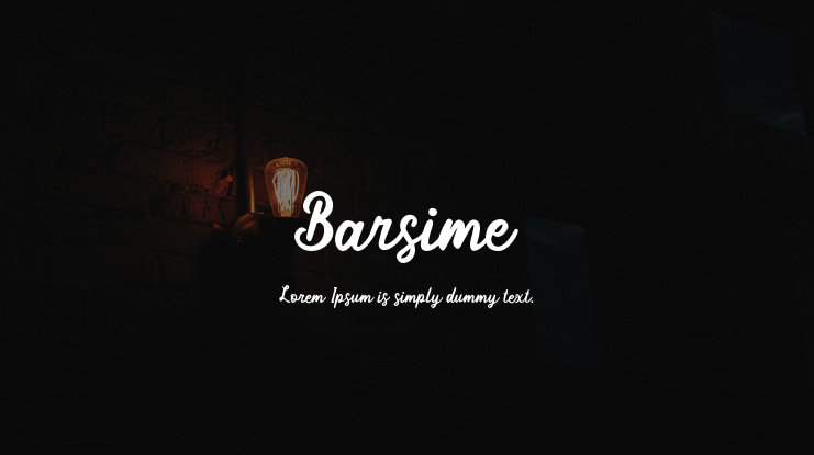 Barsime Font