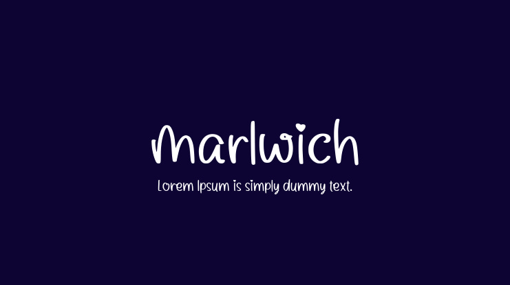 Marlwich Font