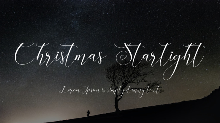 Christmas Starlight Font