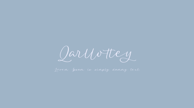 Qarllottey Font