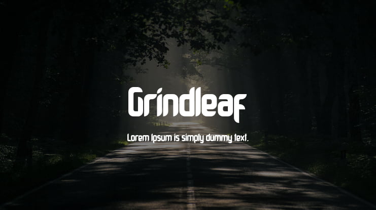 Grindleaf Font