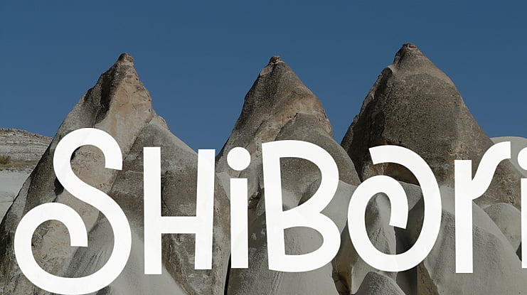 Shibori Font