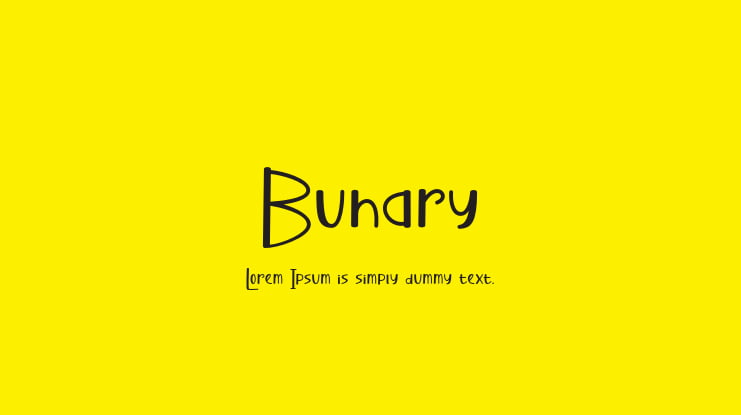 Buhary Font