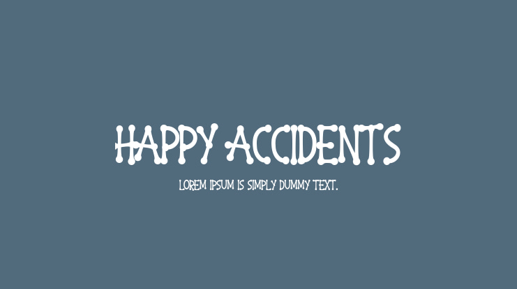 Happy Accidents Font