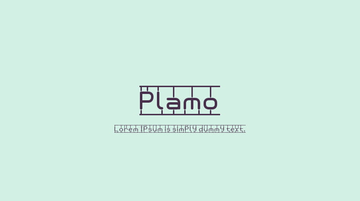 Plamo Font