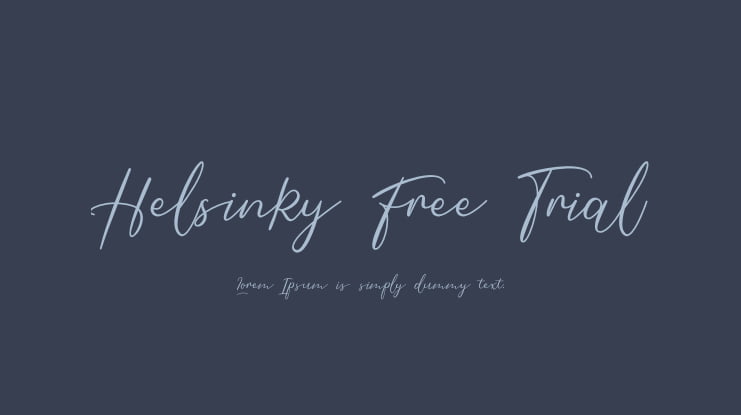 Helsinky Free Trial Font