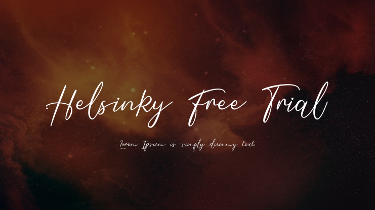 Helsinky Free Trial Font