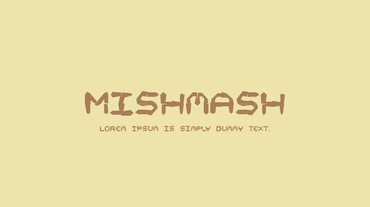 Mishmash Font Family