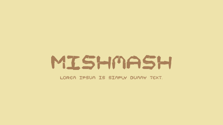 Mishmash Font Family
