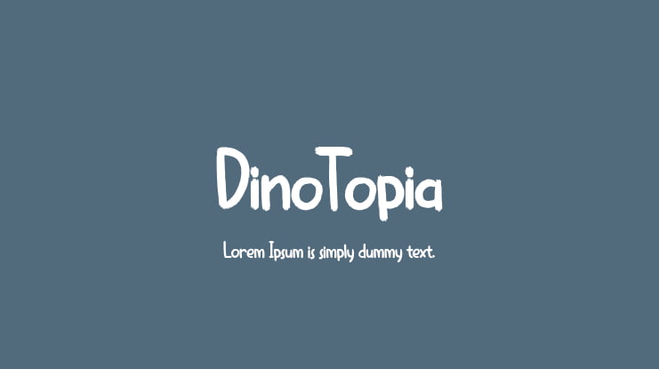 DinoTopia Font Family