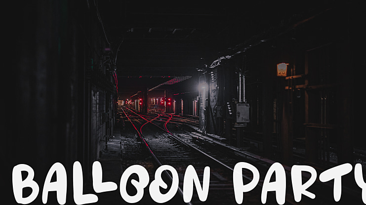 Balloon Party Font