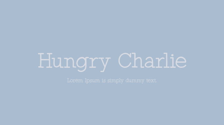 Hungry Charlie Font Family