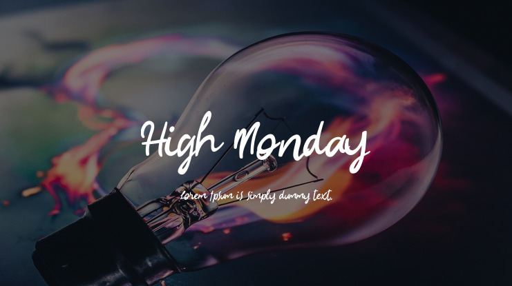 High Monday Font