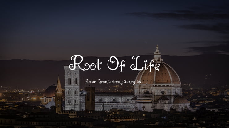 Root Of Life Font
