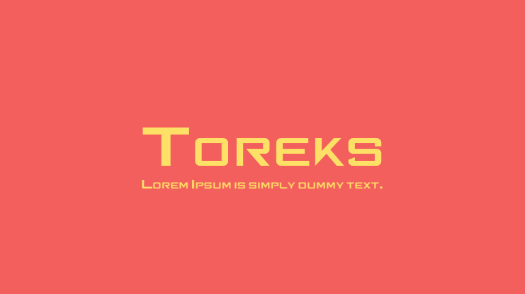Toreks Font Family