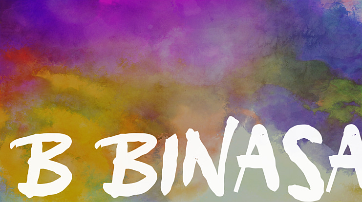 b Binasa Font