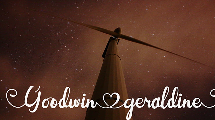 Goodwin Geraldine Font