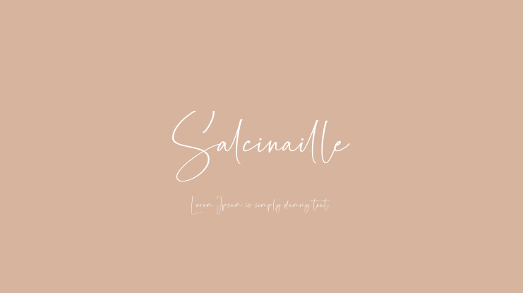 Salcinaille Font