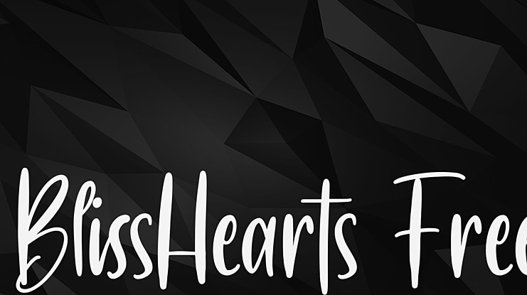 BlissHearts Free Font