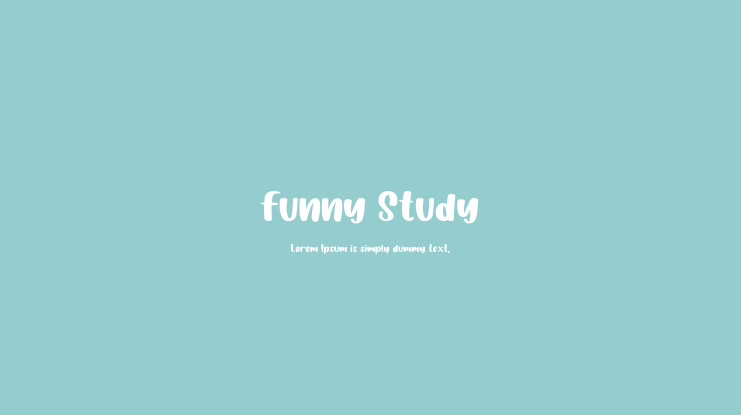 Funny Study Font