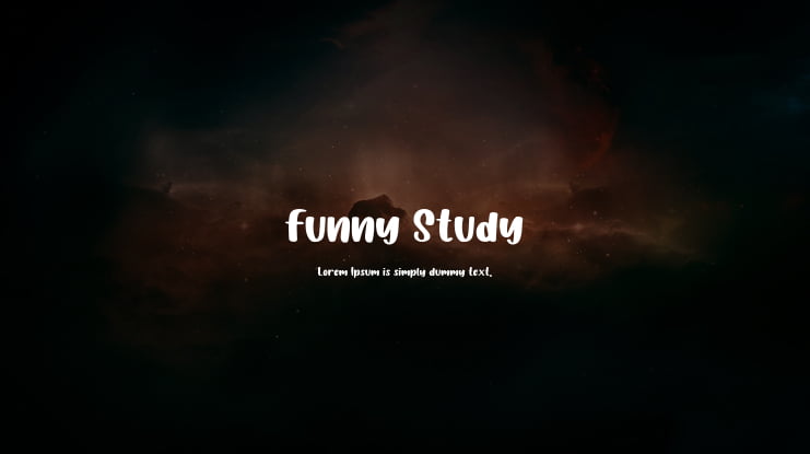 Funny Study Font